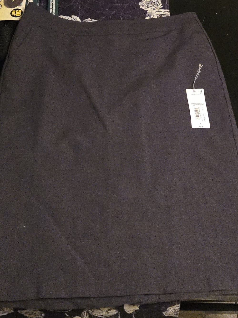 Liz Claiborne Dark Gray Pencil Skirt